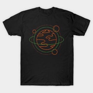 Deserted Ring Planet T-Shirt